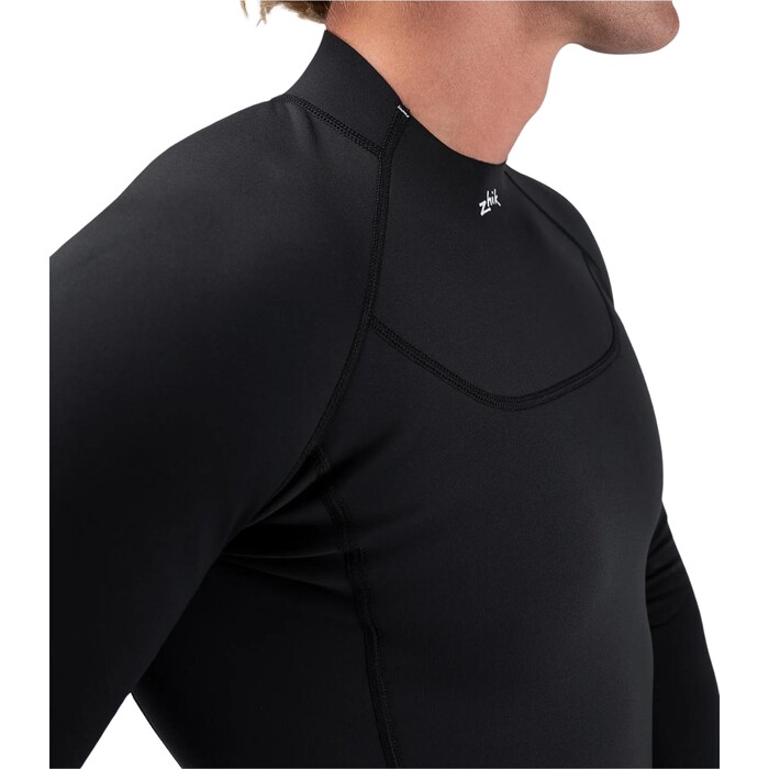 2024 Zhik Mnner Microfleece Neoprenanzug Top DTP-0530-BLK - Black